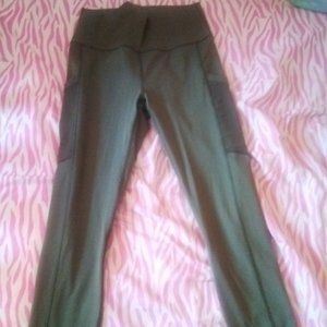 Green Fabletics Workout Pants